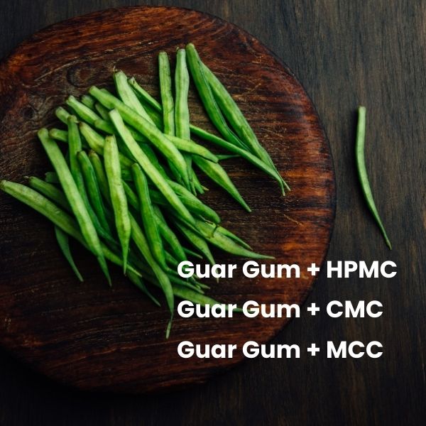 Guar Gum and Cellulose Derivatives